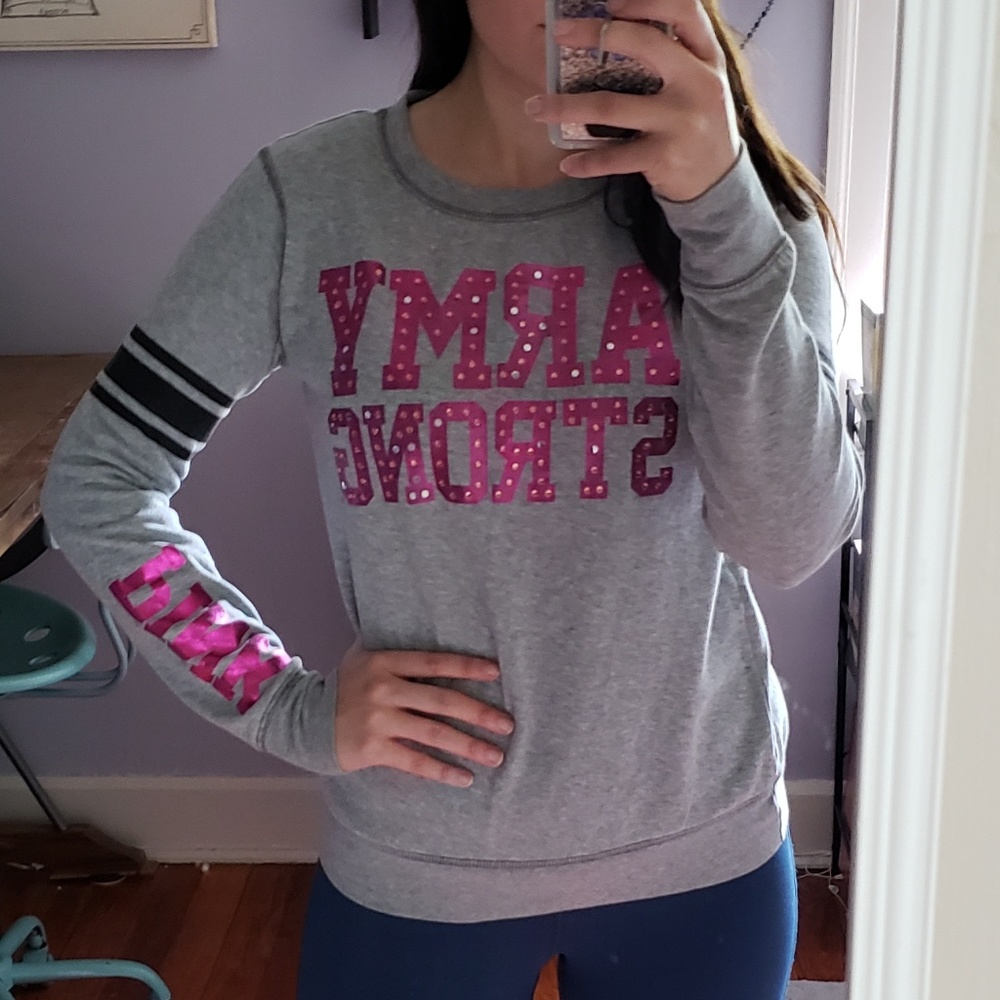 VS Pink Army Sweater